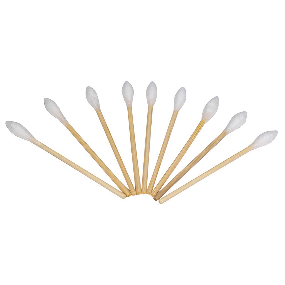 Tipton Power Swabs 400 Count with Cotton Construction and Bamboo Handle for Mess-Free Firearm Cleaning