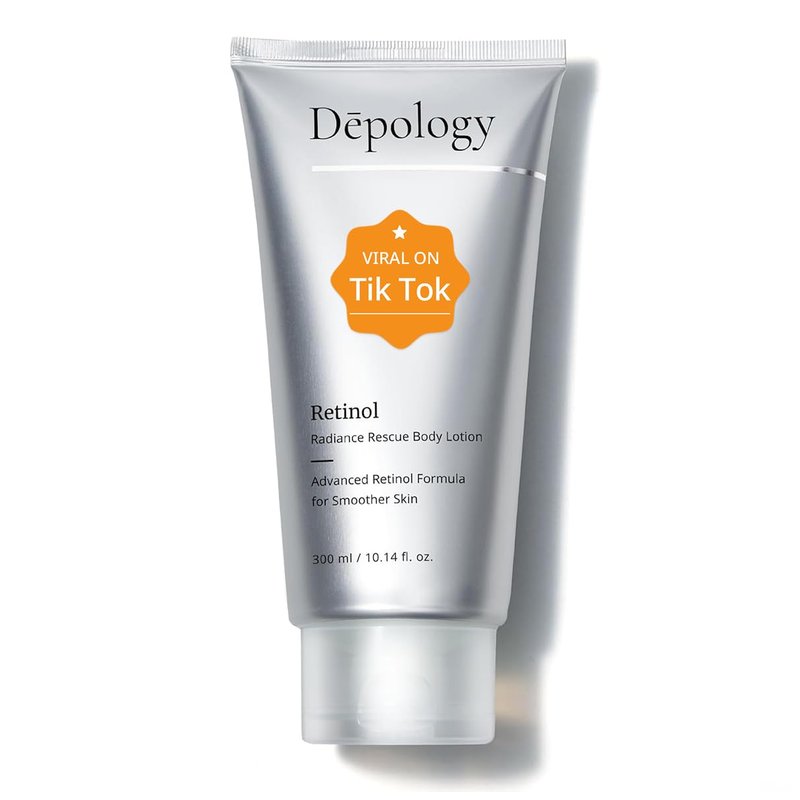 Ultra-Size Firming Retinol Body Lotion for Crepey Skin & Keratosis Pilaris with 0.05% Retinol, AHA, Collagen, Body Cream, Anti Aging Moisturizer 10.14 fl oz