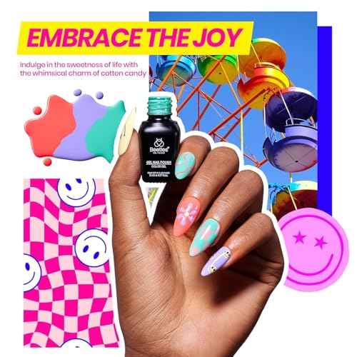 Beetles Gel Nail Polish Kit with U V Light - 68 Pcs Gel Nail Kit 35 Colors Emotional Spectrum Set with Base Matte&Glossy Top Coat Soak Off DIY Manicure Tools Set Christmas Gifts for Women Teens Girls