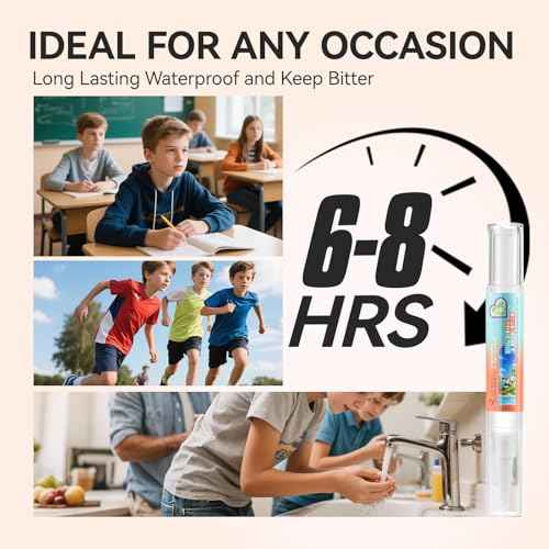 Nail Biting Prevention Pen: Gelike EC Stop Biting & Finger Sucking Treatment - Organic Fast-Drying Waterproof Solution - Bitter Taste Deterrent