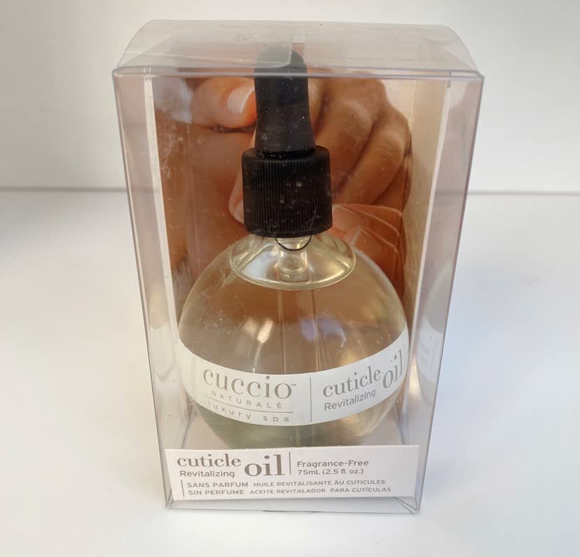 Cuccio Naturale Revitalizing Hydrating Cuticle Oil - Repair Damaged Skin & Nails - Vanilla Bean & Sugar - 2.5 Oz (Pack of 2)