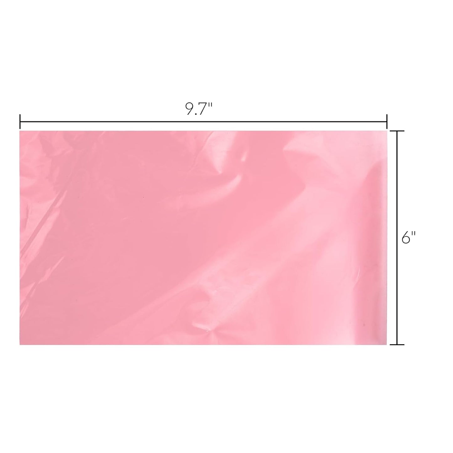 ZOOFOX 500 Disposable Tattoo Wash Bottle Bags - Pink Odorless Squeeze Covers | Ideal for Tattoo Supplies