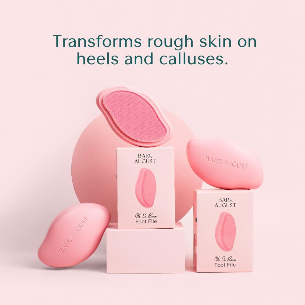 Glass Foot File Callus Remover - Effective Heel Scraper & Shower Foot Scrubber for Smooth, Soft Feet | Pedicure Tool