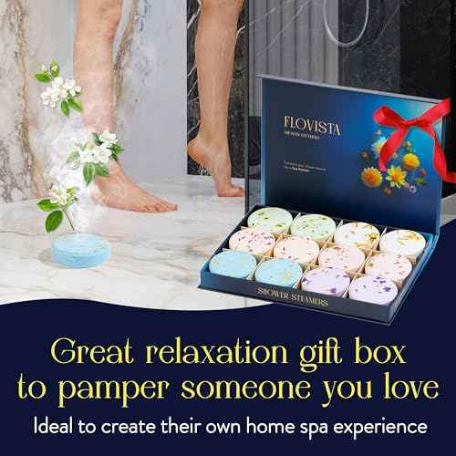 Gifts for Women, Aromatherapy Shower Steamers ? 12-Pack Self Care & Spa Birthday Gifts for Women, Relaxation & Stress Relief, Bath Shower Bombs with Lavender & Eucalyptus Essential Oils
