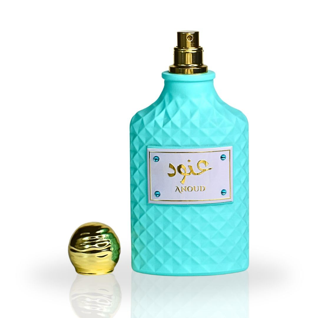 Ard Al Zaafaran Anoud Eau De Parfum for Women, 100ml (3.4oz) Luxury Arabian Perfume Spray, Long-Lasting Floral & Fresh Marine Fragrance, Exotic Scent with Premium Notes.