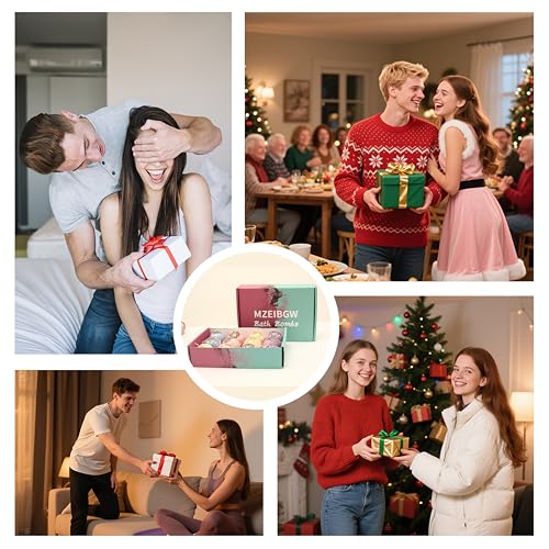 Bath Bombs for Women Kids, 12 PCS Handmade Natural Bath Bomb, Spa Relaxing Birthday Gift Set for Her/Him, Women, Girls, Wife, Mother