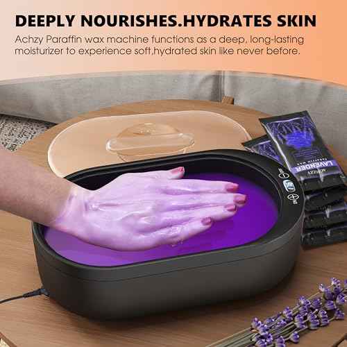 Paraffin Wax Machine for Hand and Feet - 2000ml Paraffin Wax Warmer, Temperature and Reservation Mode, thermostatic Warmer, Nourishing and Moisturizing, Ideal for Home Paraffin Baths (Darkgray)