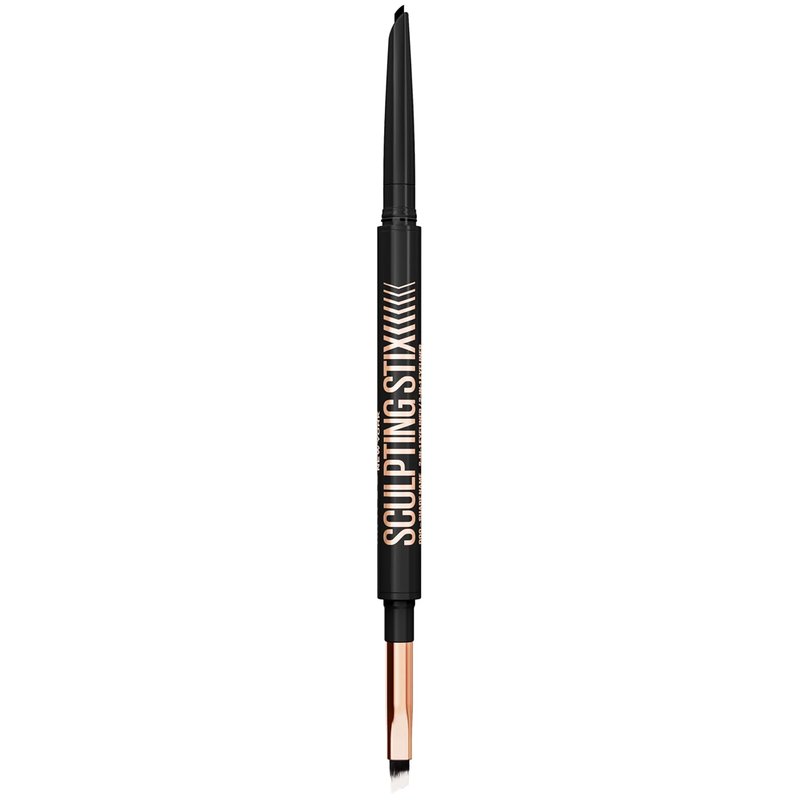 Maybelline Sculpting Stix 2-in-1 Eyeliner - Dual Ended Black, 24HR Smudge & Sweat-Resistant Makeup, 1 Count