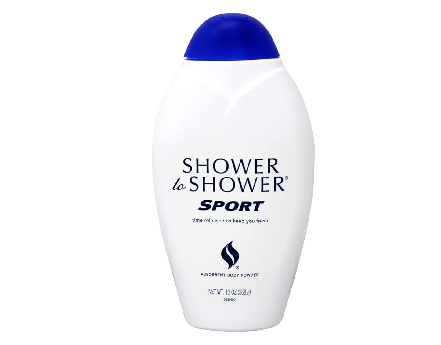 Absorbent Body Powder for Sports - Shower to Shower, 13 Ounce Bottles | Pack of 4