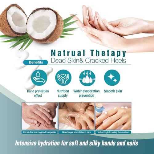 Epielle Intensive Repairing Hand Mask 6 Pairs, Deep Moisturizing Gloves for Dry, Cracked Hands, Self Care Gifts for Women, Spa Kit, Stocking Stuffers, Thanksgiving Essentials