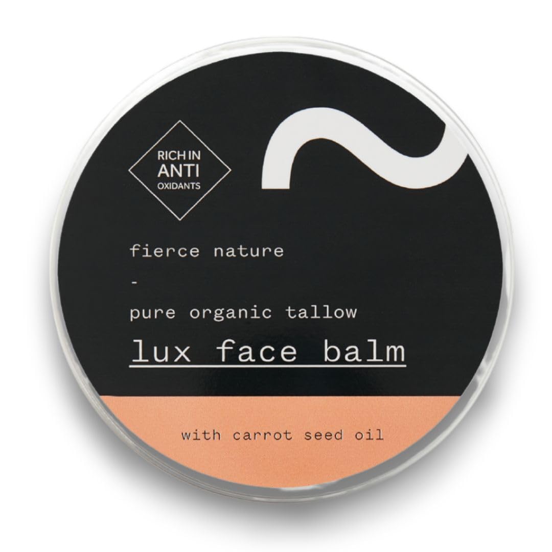 Luxe Face Balm - Vitamin-Rich Carrot Seed Oil Moisturizer | Unscented 100g for Men & Women