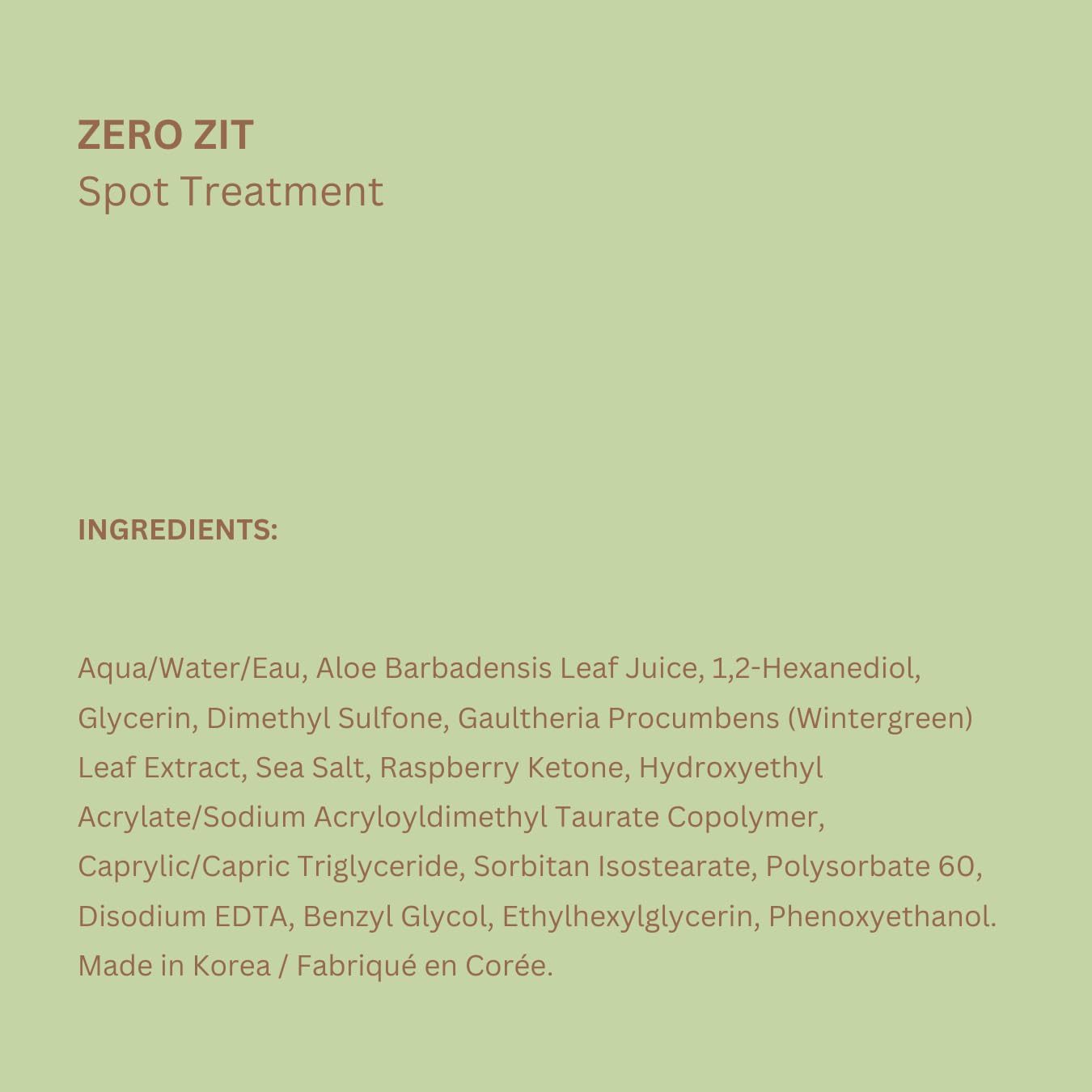Pixi Beauty Zero Zit 10ml | Targeted Blemish Treatment | Minimize Future Breakouts with Natural Salicylic Acid | 0.33 Fl Oz