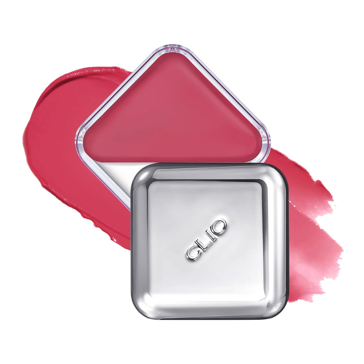 CLIO Essential Lip & Cheek Tap, Pocket Blush, Creamy & Buildable Color, Contour & Highlight Face, Dewy & Natural Glow Finish, Non-Greasy, Travel-Sized, Safe for Sensitive Skin (04 FROM BERRY)