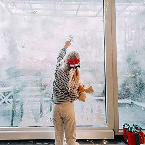 4pcs Christmas Large Cheer Hair Bows,7Inch Xmas Boutique Cheerleader Bows Accessories with Shiny Squares Hair Bows Elastic for Women Kids Toddlers Teens(Red, white and black)