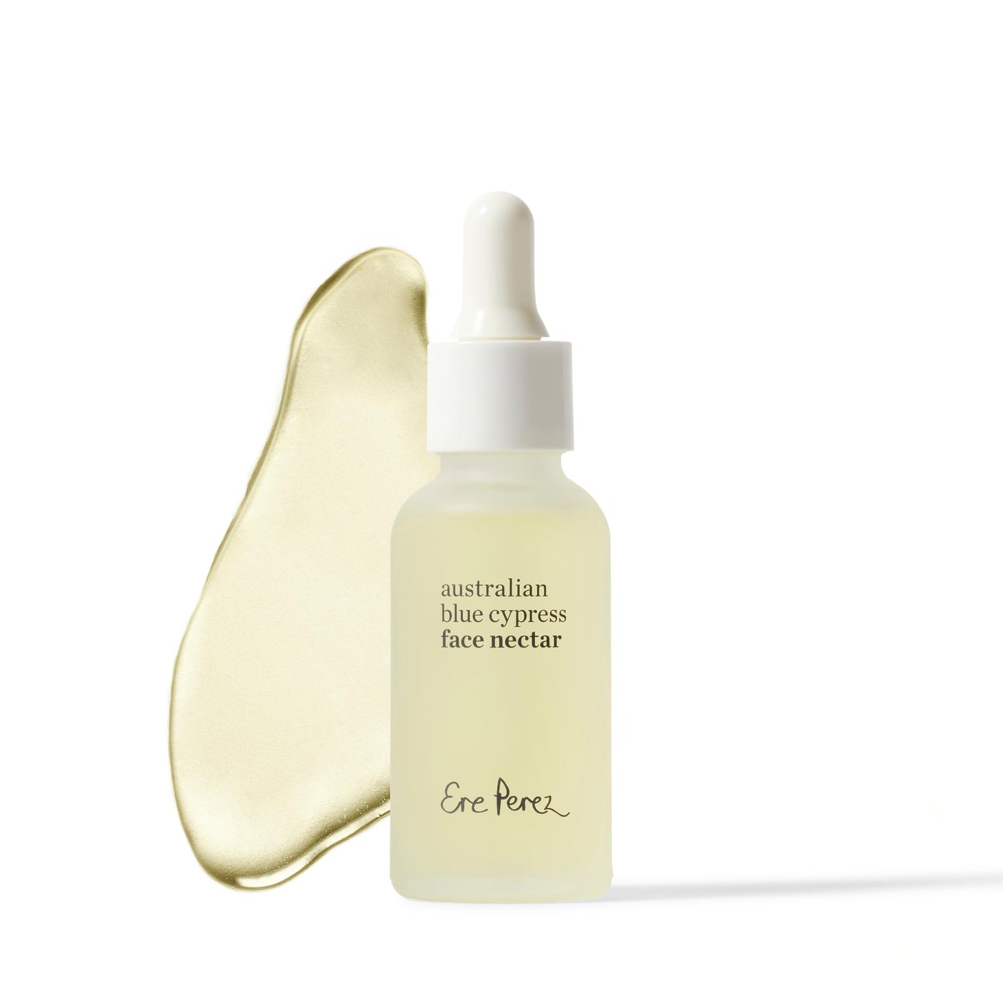 Ere Perez - Natural Australian Blue Cypress Face Nectar | Light, Hydrating, Revitalizing, Calming | Camellia, Frankencense | Vegan, Cruelty-Free, Clean Beauty, Sensitive Skin Safe (1 fl oz | 30 ml)