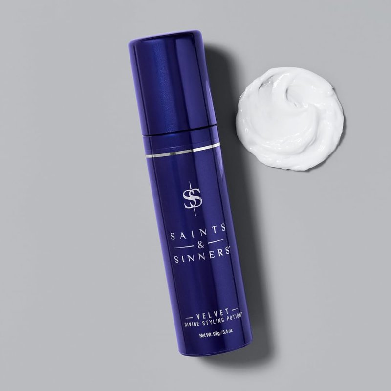 Velvet Divine Hair Styling Potion - Thermal Protectant & Moisturizing Anti-Frizz Cream | 3.4 oz