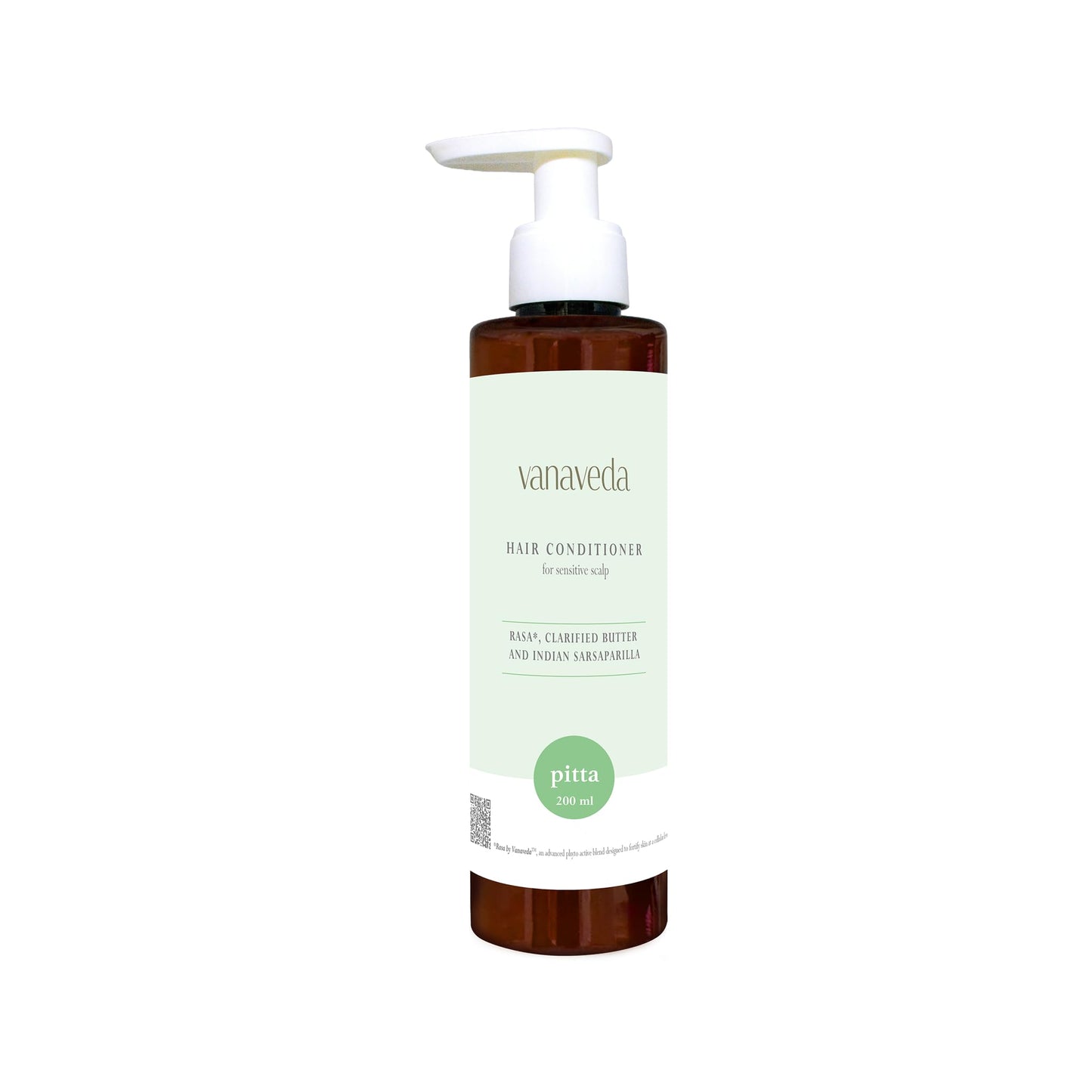 Vanaveda Hair Conditioner Pitta - Lightweight, Calming Conditioner for Sensitive Scalp & Fine Hair, Softens & Restores Shine