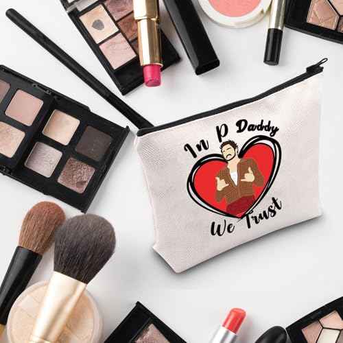 G2TUP P P Inspired Gift In Daddy We Trust Makeup Bag Daddy Cosmetic Bag P Fans Merch