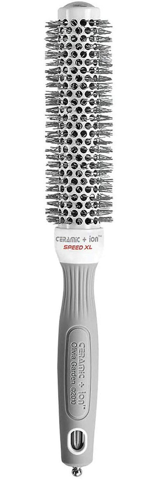 Olivia Garden Ceramic + Ion Speed XL - Extra-Long Round Thermal Hair Brush - Not Electrical - Professional Blowout Brush for Normal to Thick Hair - 2 1/8"- Diameter Barrel - CIXL-55
