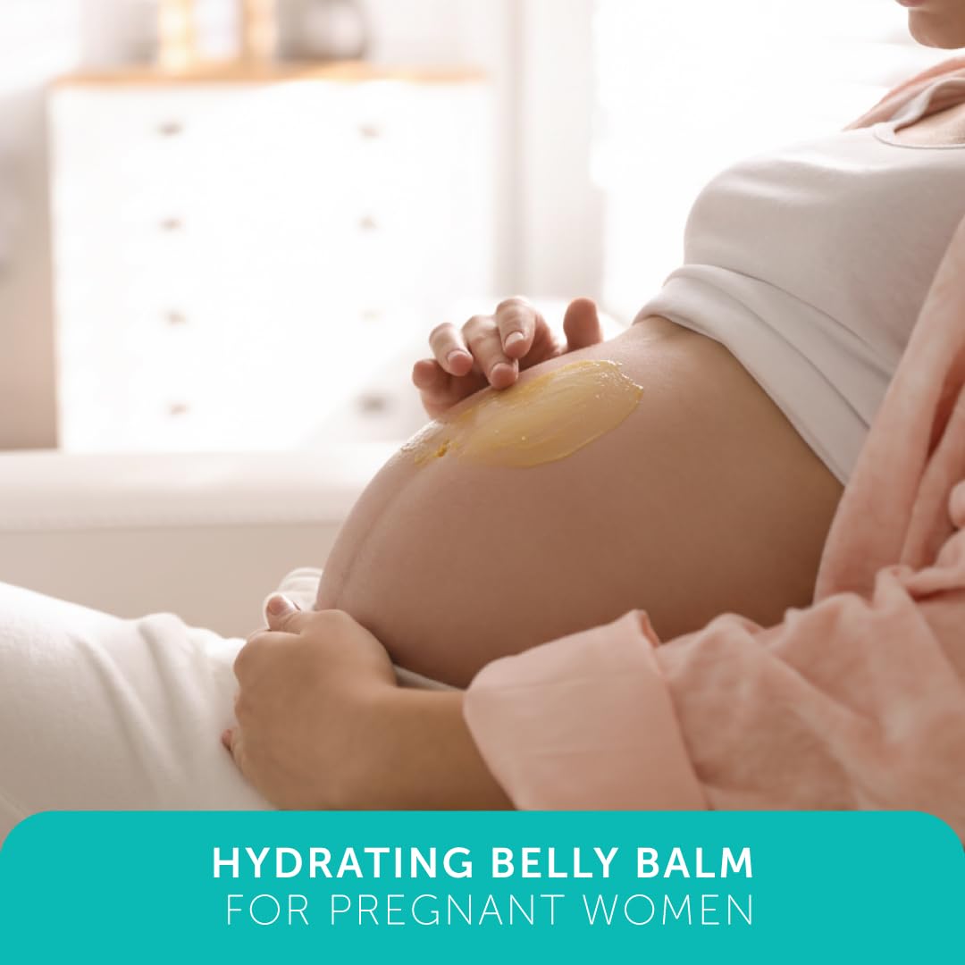 Mambino Organics Oh Baby! Belly Butter, Belly Balm for Pregnant Women, Body Cream with Shea Butter for Pregnancy, Minimizes Stretch Marks, Vegan, Cruelty-Free, Maternity Skin Care, 2.5 fl oz