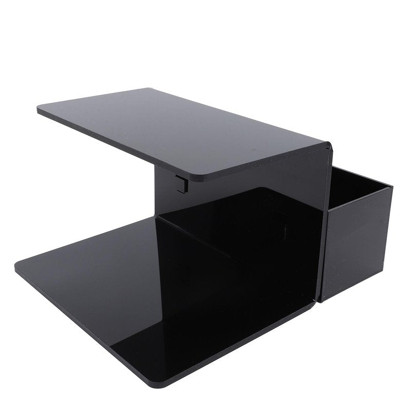 Yosoo Acrylic Eyelash Extension Pillow Shelf Stand, Organizer with 9 Compartments for Eyelash Salons, Eyelash Extension Pillow Shelf Stand Training Schools Eyelash Extension Pillow (Black)