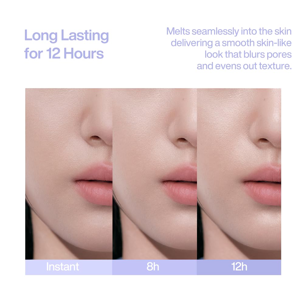 INTO YOU Purple Long Wear Concealing Cushion Foundation(Refill Included), Oil Control, Full Coverage, Cream Base Makeup, Smooth, Long Lasting Matte Finish for Oily Skin, L01 Bright Ivory