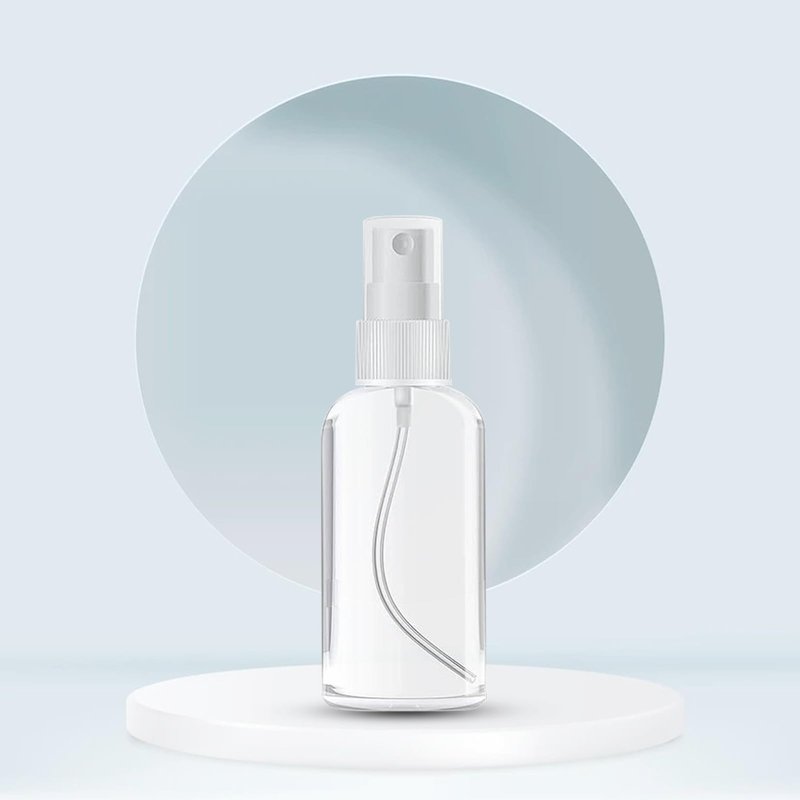 AODESTINY 100PCS 1oz/30ml Small Spray Bottle, Clear Fine Mist Spray Bottle Mini Empty Hair Spray Bottle, Plastic Refillable Cosmetic Containers for Plants, Cleaning, Misting & Skin Care