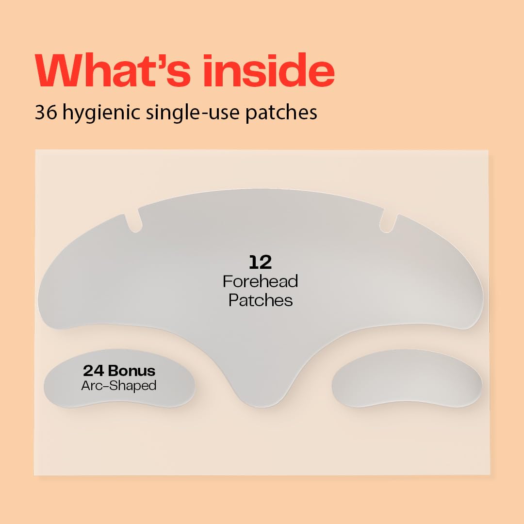 Morrow Beauty Peptide Wrinkle Patches – Overnight Anti-Aging Treatment for Forehead, Crow’s Feet, Elevens & Smile Lines