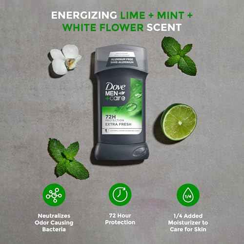 Dove Men+Care Shower Caddy College Gift Set ? Extra Fresh Body + Face Wash, Deodorant for Men + Fresh & Clean 2-in-1 Shampoo & Conditioner (4 Piece Set)