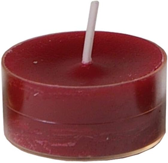 Morning Breeze Scented Tealights - Spaas 24 Clear Cup Candles, 4.5 Hour Burn Time