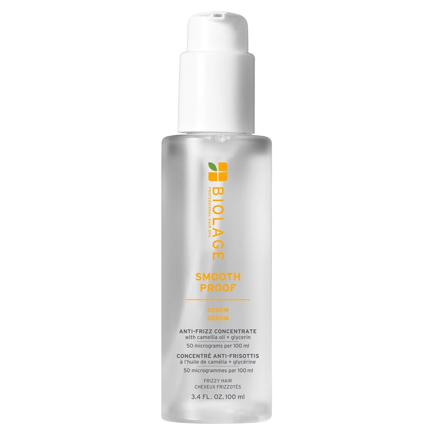 Biolage Smooth Proof Serum - Frizz Control Hair Serum with Camellia Oil & Glycerin | Hydrates & Heals Brittle Strands