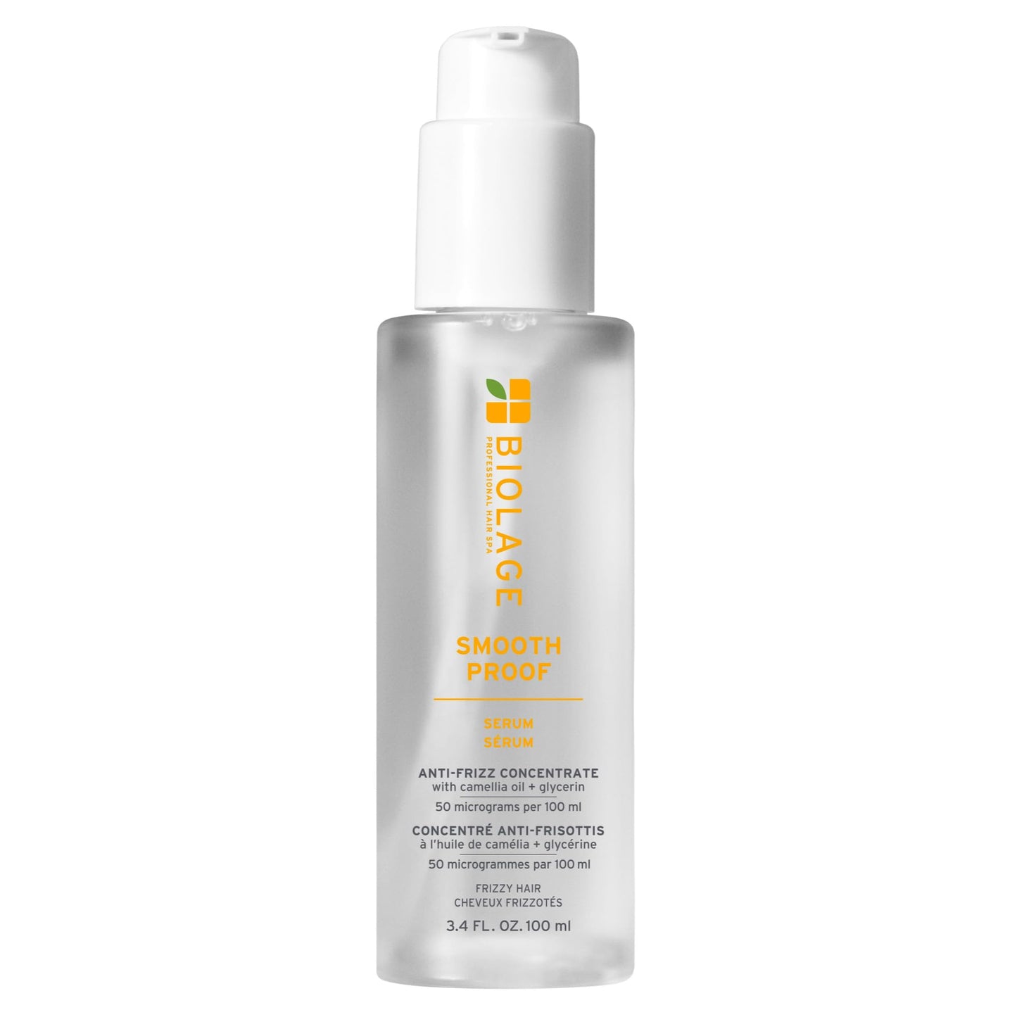Biolage Smooth Proof Serum - Hydrates & Heals Brittle Strands, Frizz Control Hair Serum, For Frizzy Hair, With micro-dosed Camellia Oil & Glycerin