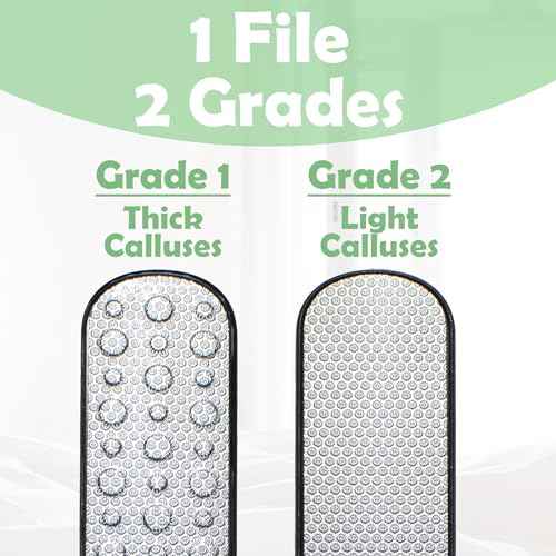 Callus Remover Gel & Double-Sided Foot File: 8 oz Extra Strength Callus Remover for Feet, Foot Callus Remover Care, Pedicure Tools Supplies, Spa Kit, Dead Skin Scrubber