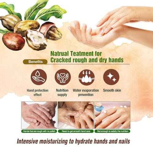 Epielle Hydrating Hand & Foot Masks 12 Pairs, Deep Moisturizing Socks & Gloves, Soften Dry Hands & Cracked Heels with Shea Butter & Jojoba Oil, Korean Skin Care, Foot Spa, Self Care Gifts for Women