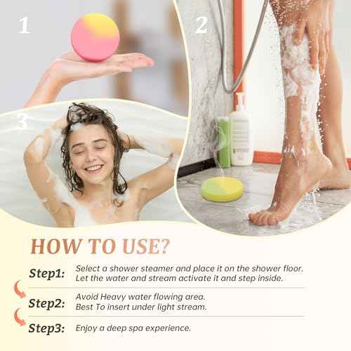 15PCS Shower Steamers Aromatherapy, Gifts for Women & Men Birthdays Christmas Adults Moms Natural Essential Oils, Stocking Stuffers Shower Tablets for Home SPA Self Care Relaxation Stress Relief