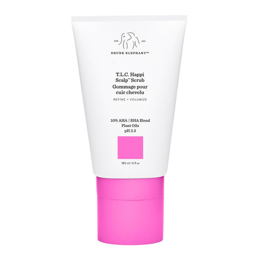 Drunk Elephant T.L.C. Happi Scalp Scrub - 180 ml/6 fl oz - Clean Clinical - Sulfate-Free - Cruelty-Free - Dermatologist-Tested - Free of Essential Oils, Silicones, and SLS