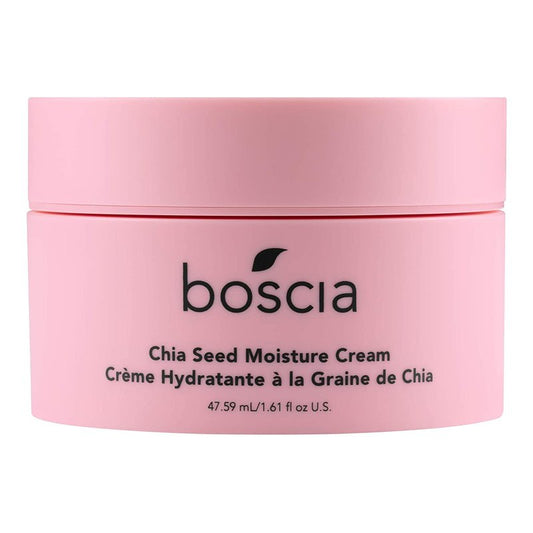 boscia Chia Seed Moisture Cream - Vegan, Cruelty-Free, Natural Skin Care - Sensitive Skin Face Lotion with Elderberry, Vitamin A, Vitamin B6, Vitamin C & Vitamin E - For Dry Skin Types - 1.61 Oz