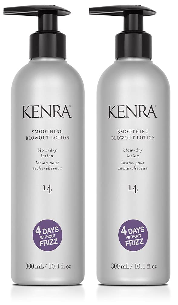 Kenra Smoothing Blowout Lotion 14 | Ultra-Fine Blowout Spray | Up To 4 Days Without Frizz | Enhances Smoothness & Manageability Of A Blowout | Thermal Protection | Medium To Coarse Hair