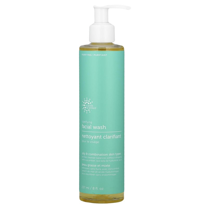 Earth Science: Clarifying Facial Wash, 8 oz (2 pack)