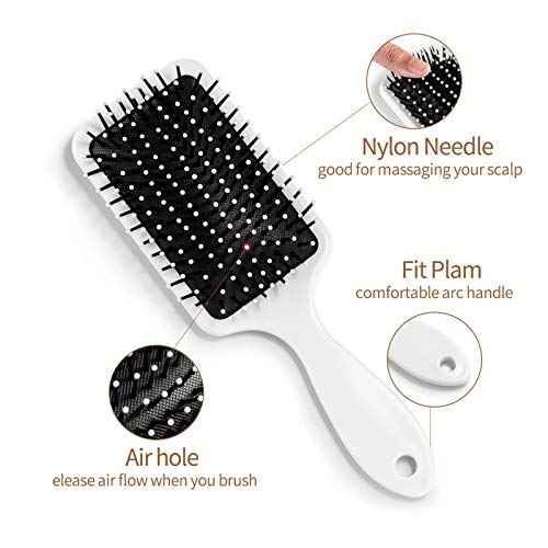 Dinosaur Cute Boys Anti-Static Toddler Comb Hair Brush with Air Cushion Detangler for Adults & Kids