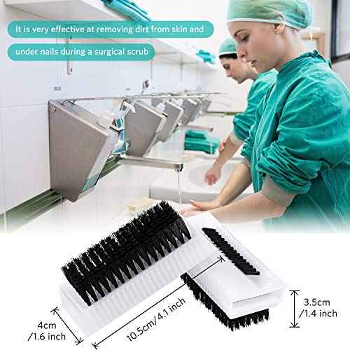 BOAO 5 Pcs Nail Scrubbers Hand Scrub Brushes for Nail Cleaning Fingernail Soft Non Disposable Scrub Plastic Hands Cleaning Brushes for Men Women Kids