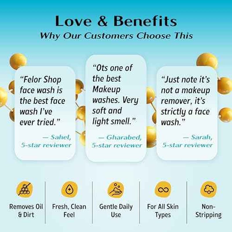 Hydrating Facial Cleanser | Daily Face Wash for All Skin Types | Hyaluronic Acid + Amino Acid | Non-Drying Oil Control Face Wash | 100 G