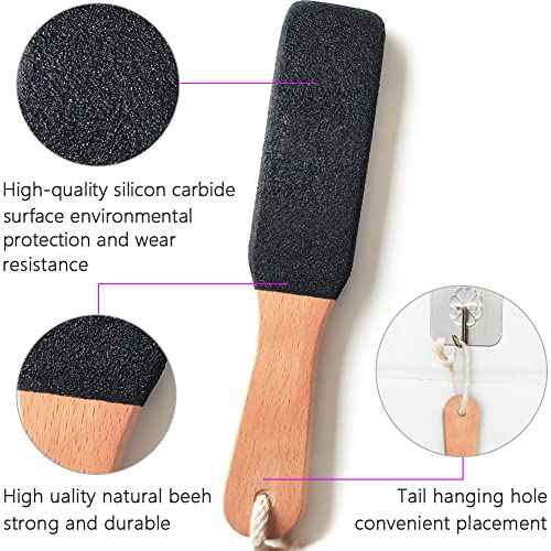 Foot File/Rasp,Exfoliator Pedicure Tool Foot Callus Remover Scrubber for Dead Skin,Corn and Hard Skin - Pumice Stone for Cracked Feet,Heels, Elbows, Hands in Shower