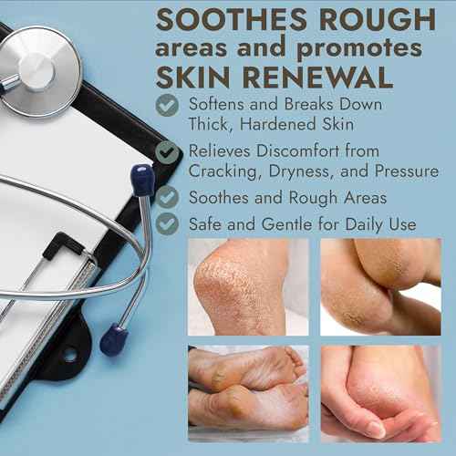 14 Oz Callus Remover Gel+ 3 Free Pumice Stones| Callus Remover For Feet | Tea Tree Professional Grade Foot Exfoliant for Cracked Heels & Dry Feet | Instant Results & Soothing Hydration