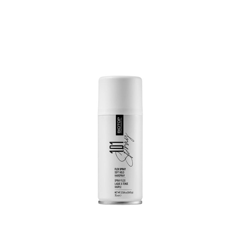 Biotop Professional 101 Flexible Hold Hairspray for Women - Enhances Shine and Tames Frizz & Fly-Aways - Buildable Volume & Texture - Flexible, Touchable Finish Without Stiffness (2.5 oz)