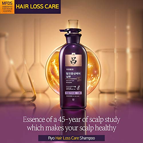 RYO Hair Strength Expert Care Shampoo & Conditioner Set - Korean Ginseng for Oily Scalp & Fine Hair | Strengthening & Volumizing
