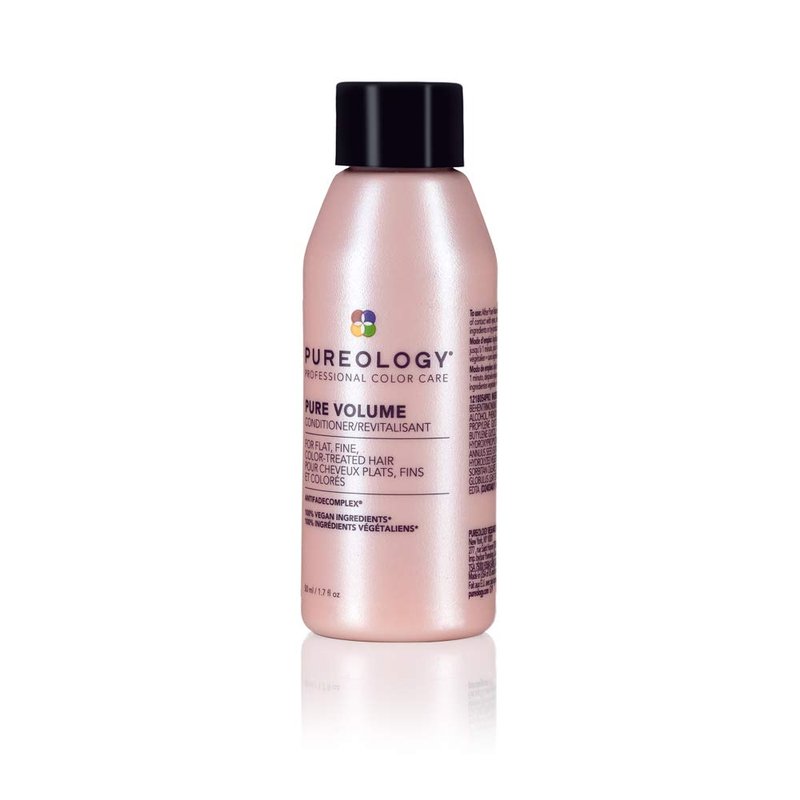 Pureology Pure Volume Conditioner - Enhances Volume and Movement, Lightweight Shampoo for Fine, Flat, Color Treated Hair, 1.7 Fl Oz