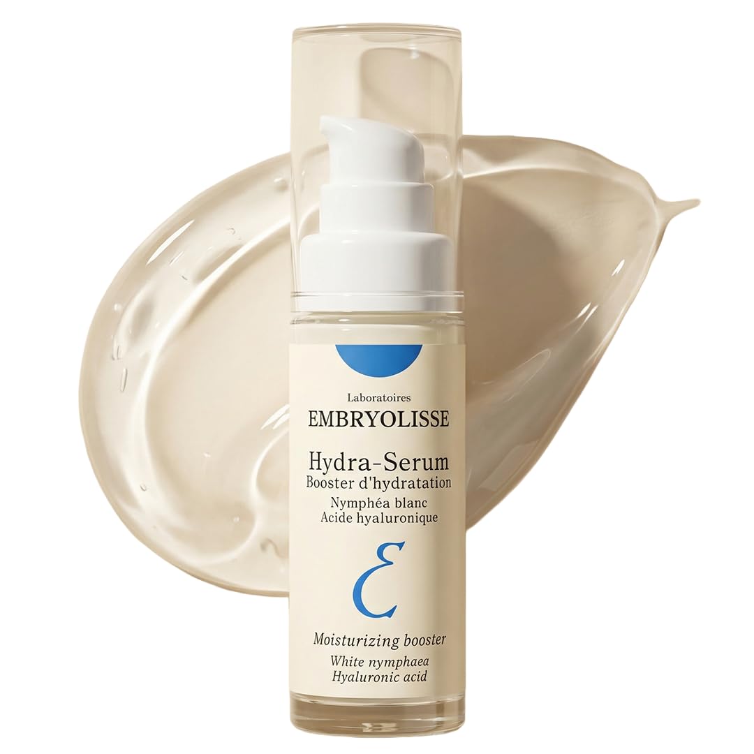 Embryolisse Hydra-Serum, Ultra-Hydrating Lightweight Hyaluronic Acid Facial Serum with White Water Lily, For Oily to Combination Skin, 1.01 Fl Oz