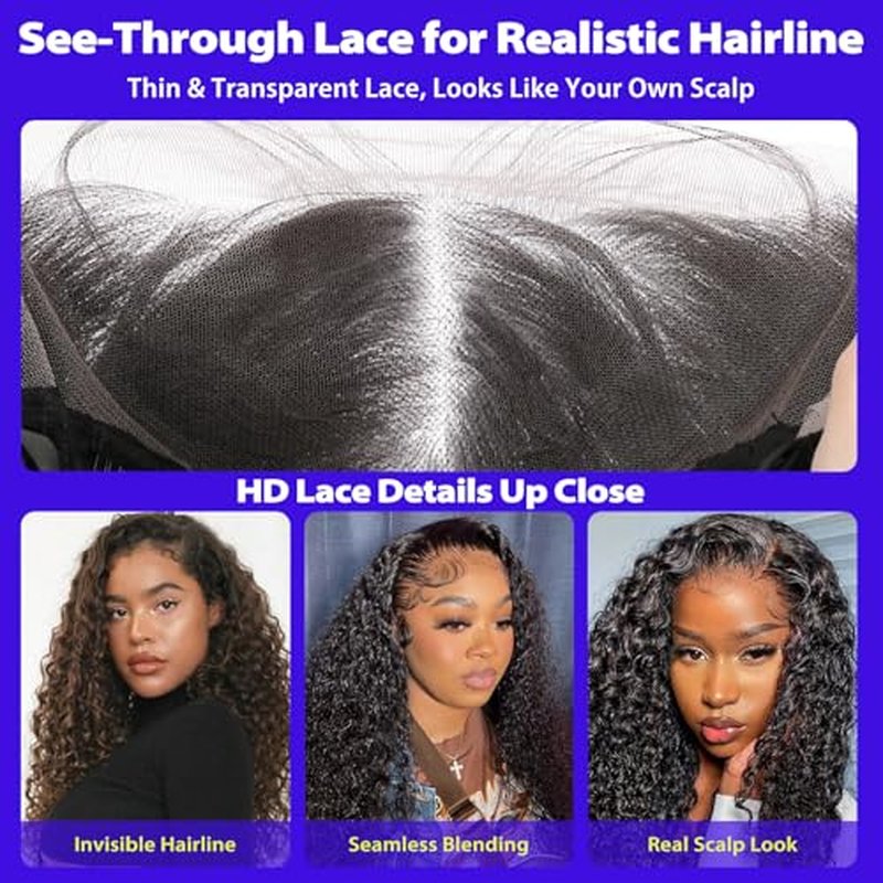 Ombre Blonde 13X4 Lace Front Wig Synthetic Wig with Baby Hair Ombre Brown to Blonde Curly Wig with Natural Preplucked Hairline 24 Inch Long Wigs for Women Daily Party Use