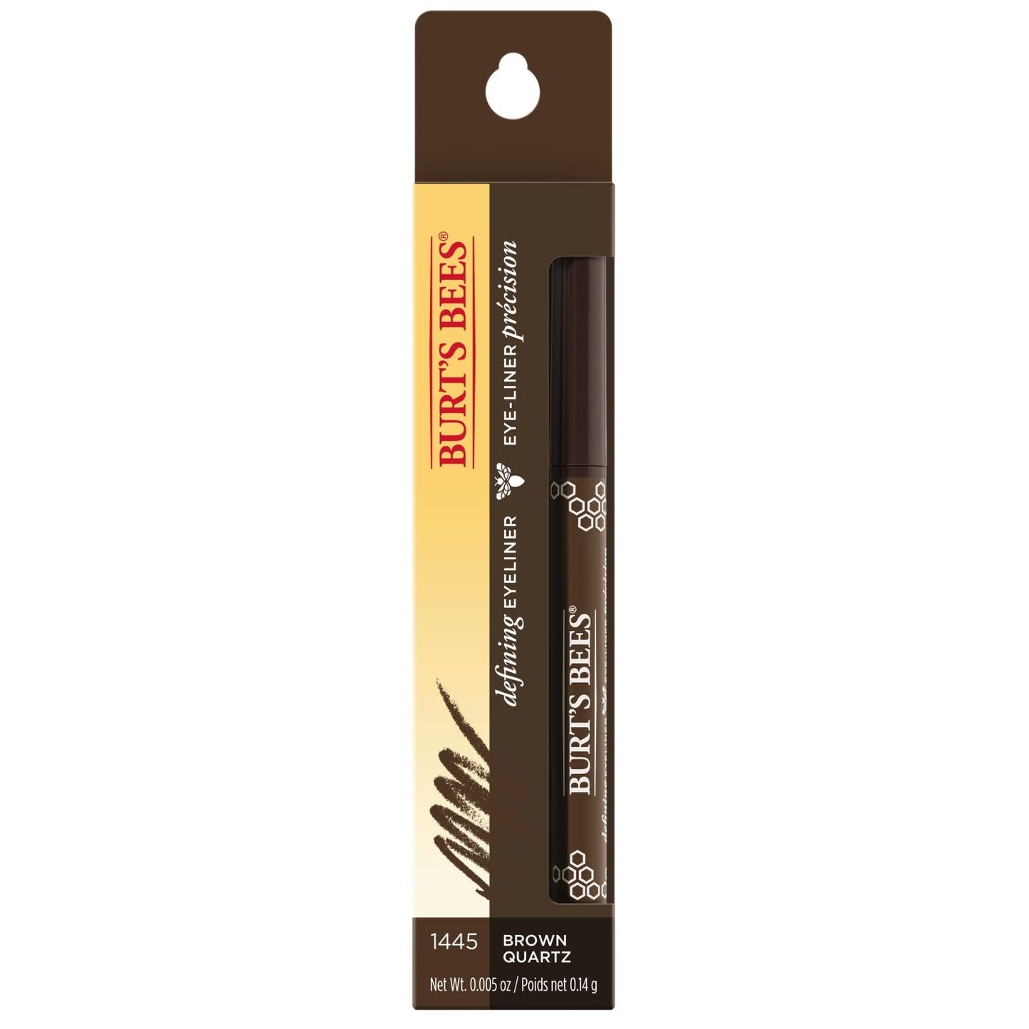 Burt's Bees 100% Natural Origin Defining Eyeliner, Brown Quartz, Satin Finish - 0.005 Ounce
